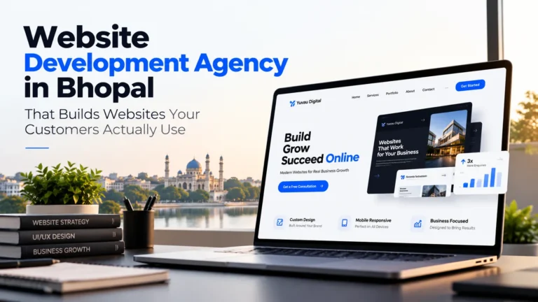 Website development agency in Bhopal creating modern, responsive websites for business growth.